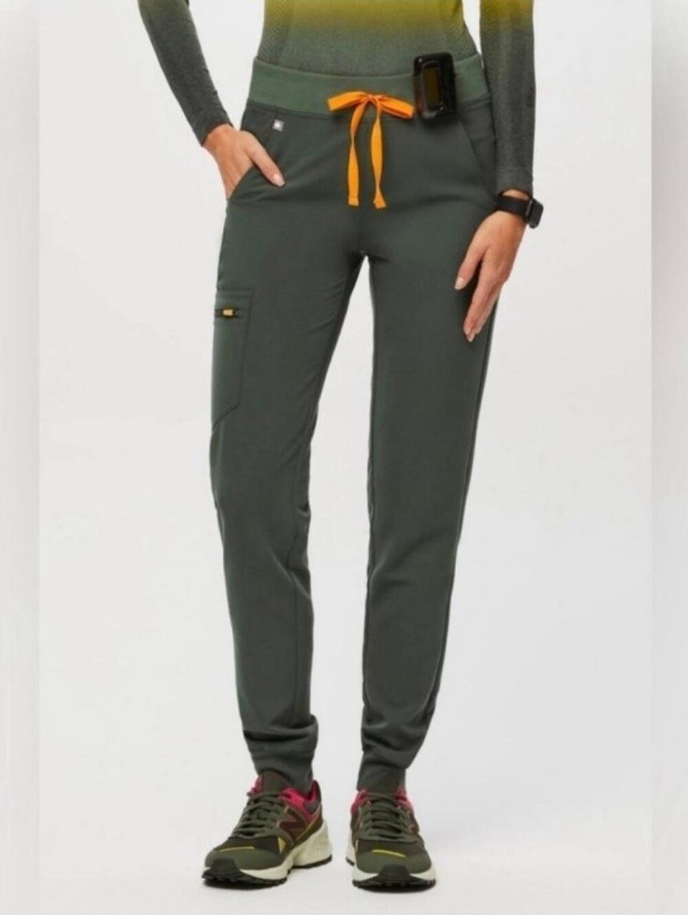 Zamora Moss Green Jogger Scrub Pant